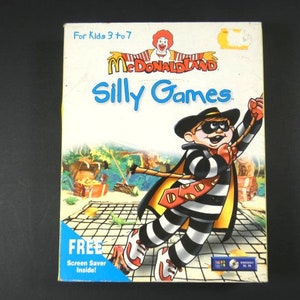 1 Vintage McDonald&#39;s Big Box PC Game McDonaldland Silly Games