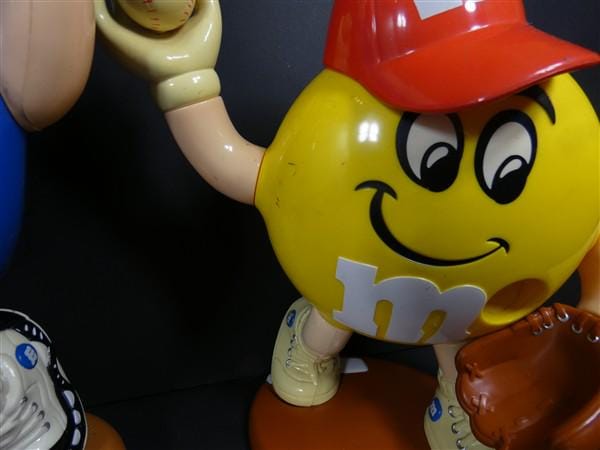 ビンテージ m&m's キャンディディスペンサー バスケ エムアンドエムズ M&Ms キャンディ ディスペンサー ブルー