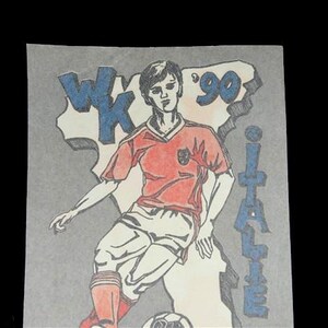 1 Stor Vintage VM Fotboll 1994 Italien Strykmärke Holländska Landslaget bild 2