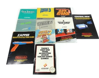 Vintage NES Manual Or Poster Nintendo Manuel