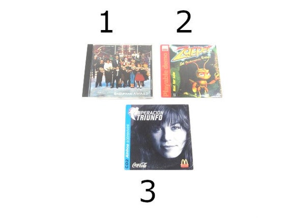 1 Vintage Mcdonald's Collectors CD Zapper Operacion Triunfo or