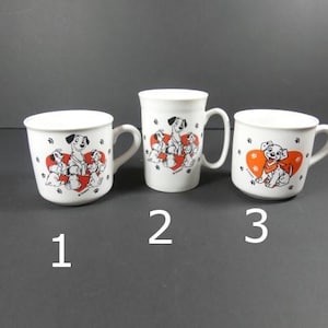 1 Vintage 101 Dalmatians Disney Mug Dogs Coffee Mug Cup Vintage Disney Mug