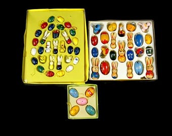 1 Vintage Osterei Dekoration Set Oster Dekoration In Der Original Box