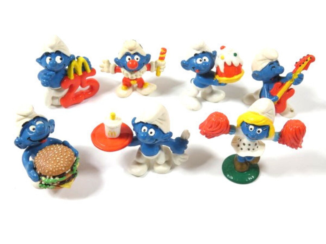 Buy Vintage Smurfs Mcdonald's Happy Meal Toy Figure From 1996 Mcdonalds  Collectable Online in India