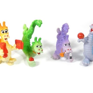 1 Vintage Chinese Dragons McDonald&#39;s Happy Meal Toy Figure From 1993 McDonalds Collectable