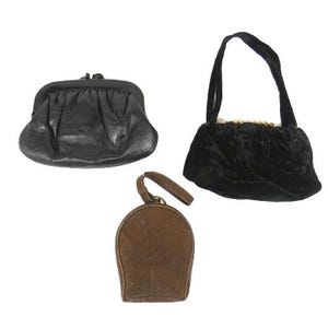1 Vintage Geldbörse Abendkleid Geldbörse Tasche Geldbörse Clutch
