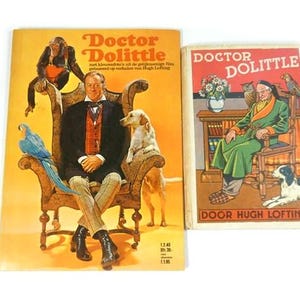 1 Vintage Doctor Dolittle Film Book Dutch Edition Dutch Version