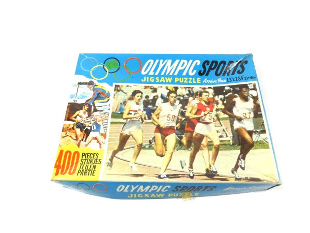 Vintage Olympic Games Jigsaw Puzzle - Etsy