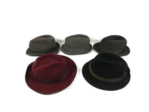 1 Vintage Fedora Hat Made in Italy Men display picture 1