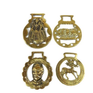 1 Vintage Horse Brass Decoration Horse Brass Design Vintage Retro