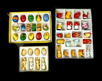 1 Vintage Osterei Dekoration Set Oster Dekoration In Der Original Box