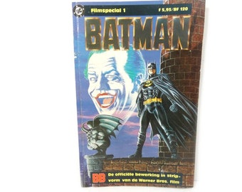 Vintage Batman Film Special 1 Comic Book Dutch Version 1989