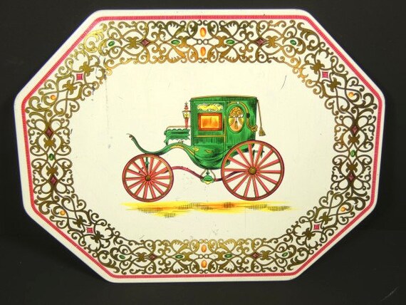 イギリスビンテージ 金属馬車 置物 イギリス製真鍮馬車、真鍮製馬車