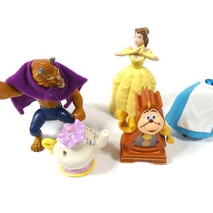 1 Vintage Beauty And The Beast Toy Happy Meal McDonald&#39;s Toy 1993