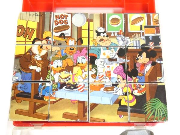 1 ヴィンテージ ディズニー ブロックパズル ドナルドダック ミッキー