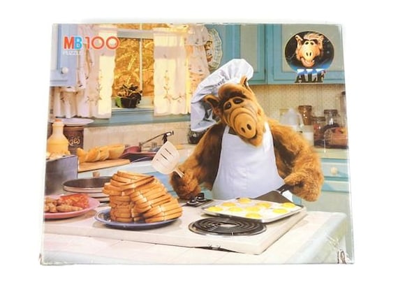 Vintage Alf Jigsaw Puzzle Vintage Retro Design Eighties Tv Show