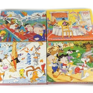 1 Vintage Looney Tunes Jigsaw Puzzle 100 Pieces Complete