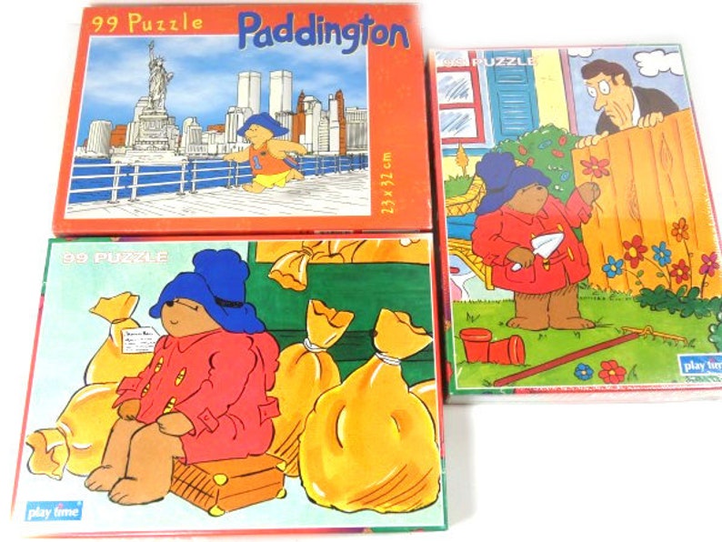 1 Vintage Paddington Bear Puzzle Paddington image 3