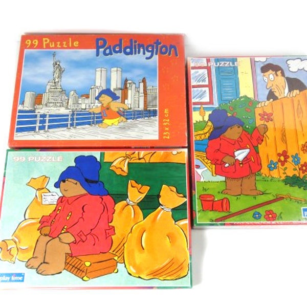 1 Vintage Paddington Bear Puzzle Paddington