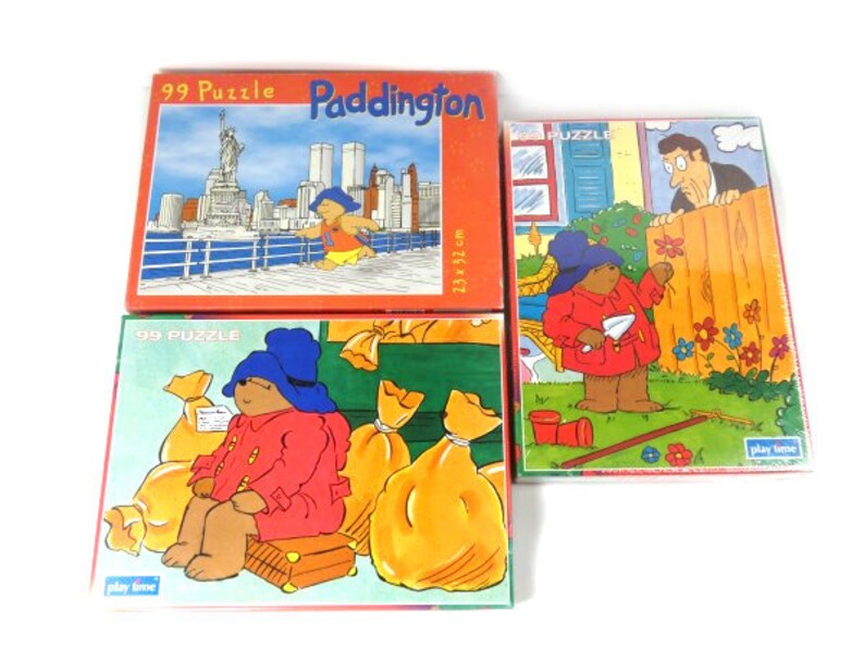 1 Vintage Paddington Bear Puzzle Paddington image 1