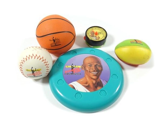 1 Vintage Michael Jorden Fitness Fun Mcdonald's Happy Meal Sports