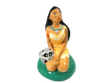 Vintage Pocahontas Figura Pocahontas Figura Coleccionable Disney