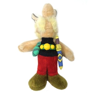 Vintage Asterix Plush Toy Stuffed Animal Plushie Toy Figure Asterix And Obelix 1994