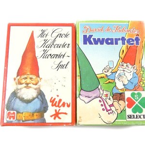 1 Vintage David The Gnome Go Fish Game Quartet Card Game Nr2