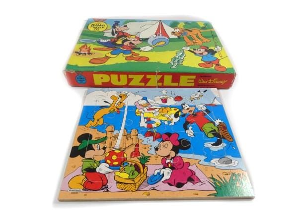 ヴィンテージ ミッキーマウス ジグソーパズル ディズニーパズル - Etsy