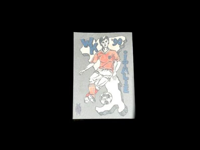 1 Stor Vintage VM Fotboll 1994 Italien Strykmärke Holländska Landslaget bild 5