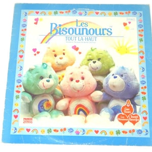 Vintage Care Bears LP Care Bears Vinyl Record French Edition