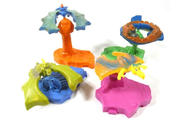 1 Vintage Flying Dragons Mcdonald's Happy Meal Toy Figure From