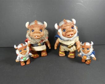 1 Vintage John Nissen Reisler Viking Troll Made In Denmark Vintage Boy Troll