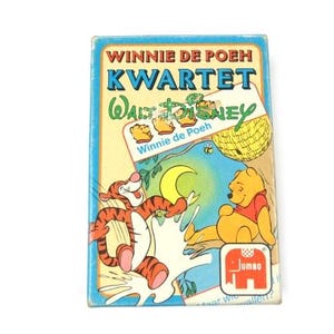 Jeu de cartes vintage Winnie l'ourson Go Fish 1989