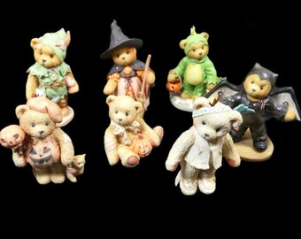 1 Vintage Cherished Teddies Figurine Halloween Costume Teddies