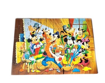 ヴィンテージ ミッキーマウス ジグソーパズル ディズニーパズル - Etsy