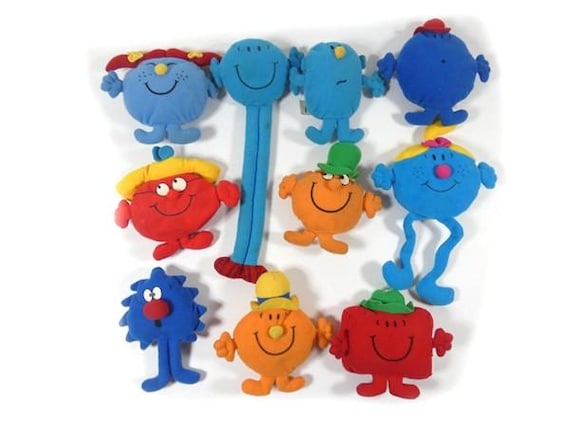 1 Vintage Mr Men Little Miss Mcdonald's Happy Meal Stuffed Plush