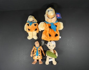 1 Vintage Fred Flintstone Bam Bam Toy The Flintstones Toy Plush
