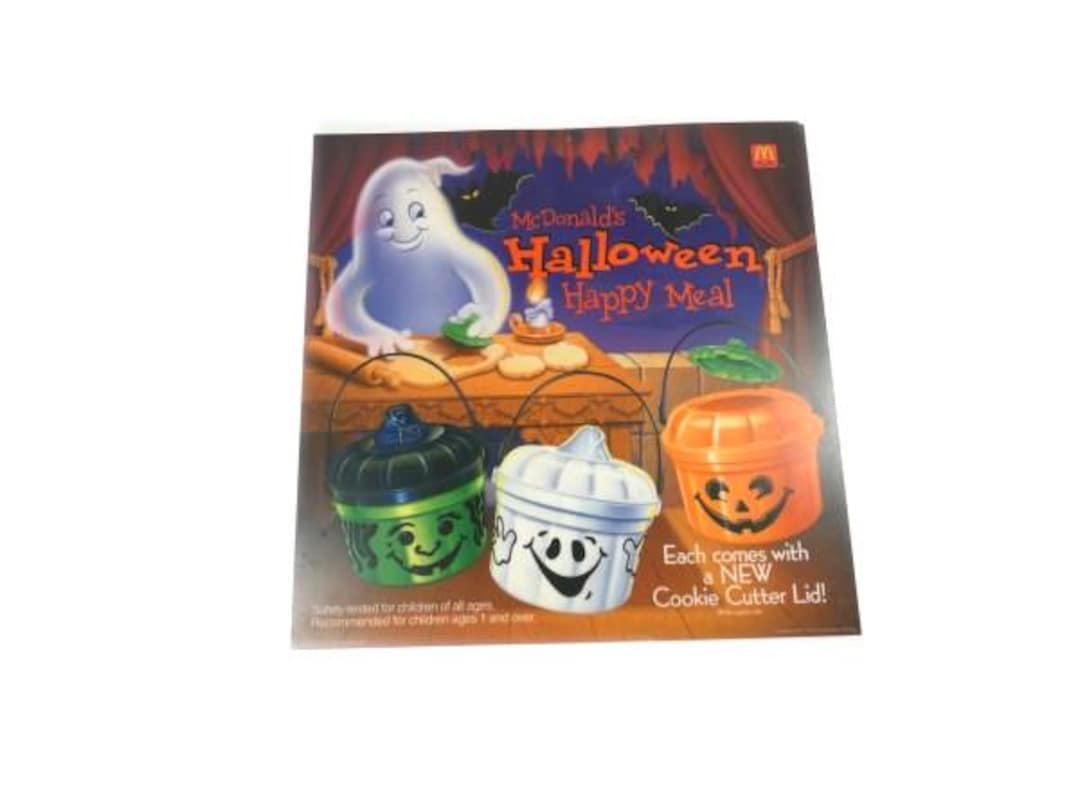 1 Big Vintage Halloween Mcdonald's Happy Meal Translite