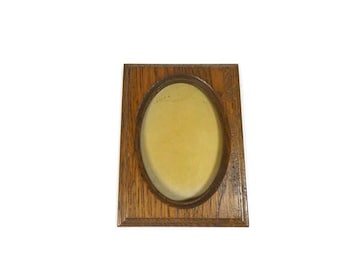 Marco de madera vintage decorativo, marco de madera antiguo, marco ovalado, marcos vintage, marco de fotos, marco de cuadros