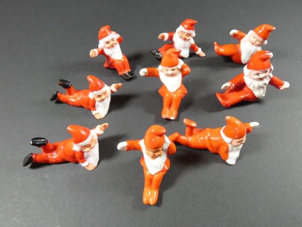 フェントン A サンタ サンタクロース フィギュア 置物 ビンテージ サンタ オブジェ ミニスティサンタ クリスマスインテリア クリスマス