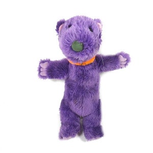 Peluche vintage loutre mauve Pip Jim Henson Company