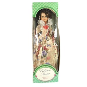 Vintage Prestige Collection Porcelain Doll Elodie In Orginal Box