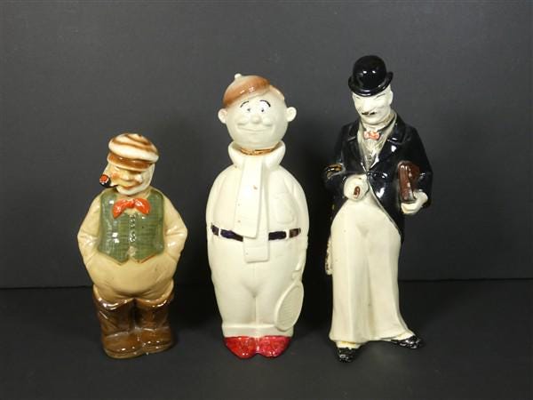 ヴィンテージ　1950年代 Thames社 　チャップリン 陶器　デカンタ Chaplin Decanter - Etsy