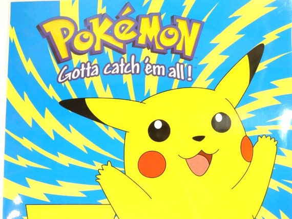 1995 POSTER - NEW - POKEMON - GOTTA CATCH 'EM ALL!