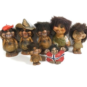 Nyform トロール人形　troll 帽子の子 Nyform trolls - Etsy 日本
