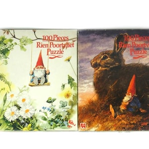 1 Vintage David The Gnome Jigsaw Puzzle Rien Poortvliet David El Gnomo