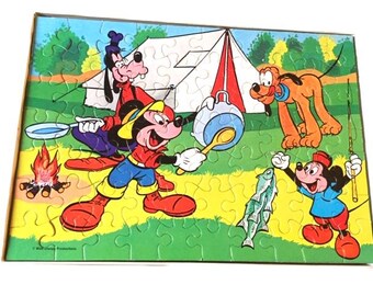 ヴィンテージ ミッキーマウス ジグソーパズル ディズニーパズル - Etsy