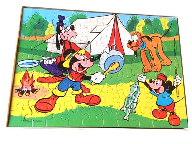 ヴィンテージ ミッキーマウス ジグソーパズル ディズニーパズル - Etsy