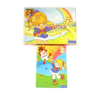 1 Vintage Rainbow Brite Jigsaw Puzzle Complete